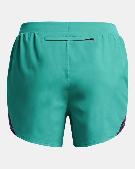 Women's UA Fly-By Elite 5'' Shorts in Green image number 8